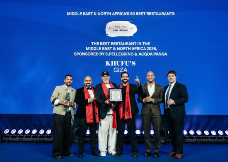 Khufu’s Ranks First in Middle East & North Africa’s 50 Best Restaurants 2026